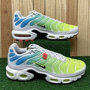 New Nike CK7291-100 Air Max Plus WW Worldwide Green Blue Men's SZ 6